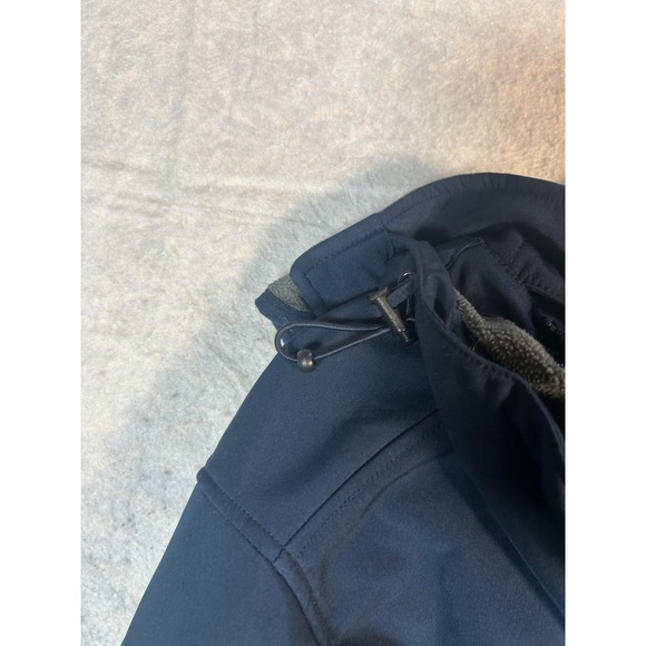 33 000ft Womens Navy Blue Hooded Parka Jacket Size Medium - Picture 7 of 8